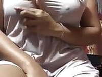 Sri Lankan aunty show his nipple 