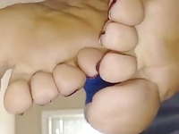 Nice candid arab soles 