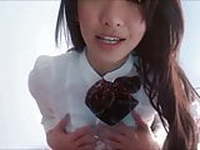 Naughty Asian in Schoolgirl-Outfit Chatted Via NeroSex!