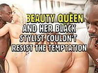 BLACK4K. Incredible interracial love of blonde model Karol 