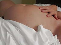 Preggers Body BBW Fat Pregnant Belly Rub HUGE 