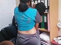 Sri lankan office boobs kissing 