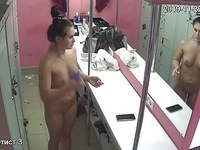 Hidden Cam, locker room Striptease