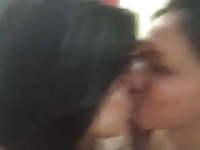 Squirt and Lyn, Lesbian Kissing