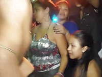 Latian Stripper in Disco club.
